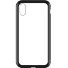 Wozinsky Full Magnetic Case Full Body Front and Back Cover with built-in glass for Vivo X60 black-transparent - (Wozinsky Full Magnetic Case + Front Glass VIVO X60 Clear+Black)