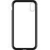 Wozinsky Full Magnetic Case Full Body Front and Back Cover with built-in glass for Vivo X60 black-transparent - (Wozinsky Full Magnetic Case + Front Glass VIVO X60 Clear+Black)