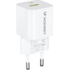 Wozinsky GaN USB-A USB-C 33W wall charger - white - (WWCEAC)
