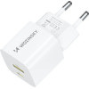 Wozinsky GaN USB-A USB-C 33W wall charger - white - (WWCEAC)