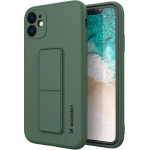 Wozinsky Kickstand Case silicone case with stand for iPhone 12 Pro Max dark green - (Wozinsky Kickstand iPhone 12 Pro Max Dark Green)
