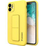 Wozinsky Kickstand Case silicone case with stand for iPhone 12 Pro Max yellow - (Wozinsky Kickstand iPhone 12 Pro Max Yellow)