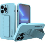 Wozinsky Kickstand Case silicone case with stand for iPhone 13 mini light blue - (Wozinsky Kickstand iPhone 13 Mini Sky Blue)