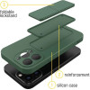 Wozinsky Kickstand Case silicone case with stand for iPhone 13 mini mint - (Wozinsky Kickstand iPhone 13 Mini Mint Green)