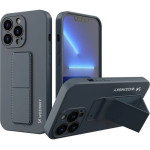 Wozinsky Kickstand Case silicone case with stand for iPhone 13 mini navy blue - (Wozinsky Kickstand iPhone 13 Mini Navy Blue)