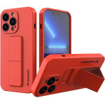 Wozinsky Kickstand Case silicone case with stand for iPhone 13 Pro Max red - (Wozinsky Kickstand iPhone 13 Pro Max Red)