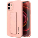 Wozinsky Kickstand Case silicone case with stand for iPhone XS Max pink - (Wozinsky Kickstand iPhone Xs Max Rose Gold)