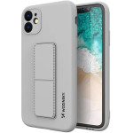Wozinsky Kickstand Case Silicone Stand Cover for Samsung Galaxy A22 4G Gray - (Wozinsky Kickstand Samsung A22 4G Gray)