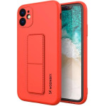 Wozinsky Kickstand Case Silicone Stand Cover for Samsung Galaxy A22 5G Red - (Wozinsky Kickstand Samsung A22 5G Red)