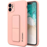 Wozinsky Kickstand Case Silicone Stand Cover for Samsung Galaxy A32 4G Pink - (Wozinsky Kickstand Samsung A32 4G Rose Gold)