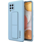 Wozinsky Kickstand Case Silicone Stand Cover for Samsung Galaxy A42 5G Light Blue - (Wozinsky Kickstand Samsung A42 5G Sky Blue)