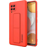 Wozinsky Kickstand Case Silicone Stand Cover for Samsung Galaxy A42 5G Red - (Wozinsky Kickstand Samsung A42 5G Red)