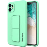 Wozinsky Kickstand Case Silicone Stand Cover for Samsung Galaxy A72 4G Mint - (Wozinsky Kickstand Samsung A72 4G Mint Green)