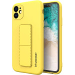 Wozinsky Kickstand Case Silicone Stand Cover for Samsung Galaxy A72 4G Yellow - (Wozinsky Kickstand Samsung A72 4G Yellow)