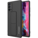Wozinsky Kickstand Case silicone stand cover for Samsung Galaxy Note 20 black - (Wozinsky Kickstand Samsung Note 20 Black)