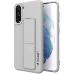 Wozinsky Kickstand Case Silicone Stand Cover for Samsung Galaxy S21 + 5G gray - (Wozinsky Kickstand Samsung S21 Plus Gray)