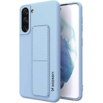 Wozinsky Kickstand Case Silicone Stand Cover for Samsung Galaxy S21 + 5G Light Blue - (Wozinsky Kickstand Samsung S21 Plus Sky Blue)