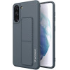 Wozinsky Kickstand Case silicone stand cover for Samsung Galaxy S21 + 5G navy blue - (Wozinsky Kickstand Samsung S21 Plus Navy Blue)