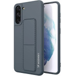 Wozinsky Kickstand Case silicone stand cover for Samsung Galaxy S21 + 5G navy blue - (Wozinsky Kickstand Samsung S21 Plus Navy Blue)