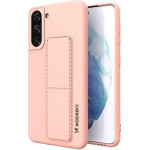 Wozinsky Kickstand Case Silicone Stand Cover for Samsung Galaxy S21 + 5G Pink - (Wozinsky Kickstand Samsung S21 Plus Rose Gold)