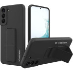 Wozinsky Kickstand Case silicone stand cover for Samsung Galaxy S22 + black - (Wozinsky Kickstand Samsung S22 Plus Black)