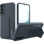 Wozinsky Kickstand Case silicone stand cover for Samsung Galaxy S22 + navy blue - (Wozinsky Kickstand Samsung S22 Plus Navy Blue)