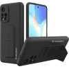 Wozinsky Kickstand Case Silicone Stand Cover for Xiaomi Redmi 10 Black - (Wozinsky Kickstand Xiaomi Redmi 10 Black)