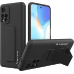 Wozinsky Kickstand Case Silicone Stand Cover for Xiaomi Redmi 10 Black - (Wozinsky Kickstand Xiaomi Redmi 10 Black)