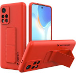 Wozinsky Kickstand Case Silicone Stand Cover for Xiaomi Redmi 10 Red - (Wozinsky Kickstand Xiaomi Redmi 10 Red)