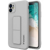 Wozinsky Kickstand Case Silicone Stand Cover for Xiaomi Redmi 10X 4G / Xiaomi Redmi Note 9 Gray - (Wozinsky Kickstand Xiaomi Redmi Note 9 Gray)