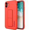 Wozinsky Kickstand Case Silicone Stand Cover for Xiaomi Redmi 10X 4G / Xiaomi Redmi Note 9 Red - (Wozinsky Kickstand Xiaomi Redmi Note 9 Red)