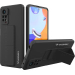 Wozinsky Kickstand Case Silicone Stand Cover for Xiaomi Redmi Note 11 Pro black - (Wozinsky Kickstand Xiaomi Redmi Note 11 Pro Black)