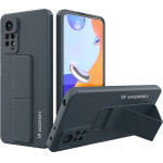 Wozinsky Kickstand Case Silicone Stand Cover for Xiaomi Redmi Note 11 Pro navy blue - (Wozinsky Kickstand Xiaomi Redmi Note 11 Pro Blue)