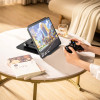 Wozinsky Laptop stand 360 aluminum + Free! smartphone stand - black - (WRS-CPY84SB)