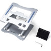 Wozinsky Laptop stand aluminum + Free! smartphone stand - silver - (WRS-CPY75DSS)