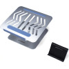Wozinsky Laptop stand aluminum + Free! smartphone stand - silver - (WRS-CPY84SS)