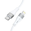 Wozinsky Lightning / USB-C PD 27W cable 1 m - white - (WSTCL1)
