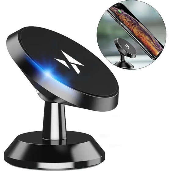 Wozinsky Magnetic Car Dashboard 360 Self-adhesive Black - (WMH-05)
