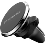 Wozinsky magnetic phone holder for car air vent - black - (WUMKO)