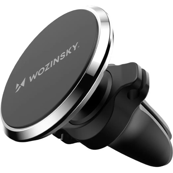 Wozinsky magnetic phone holder for car air vent - black - (WUMKO)