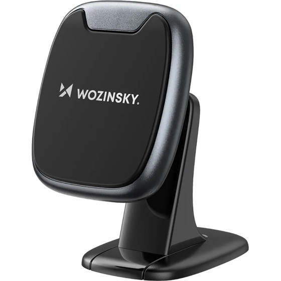 Wozinsky magnetic phone holder for car dashboard - black - (WUMTD)