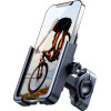 Wozinsky metal bicycle phone holder, scooters black - (WBHBK3)