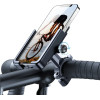Wozinsky metal bicycle phone holder, scooters black - (WBHBK3)