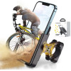 Wozinsky metal bicycle phone holder, scooters black - (WBHBK3)