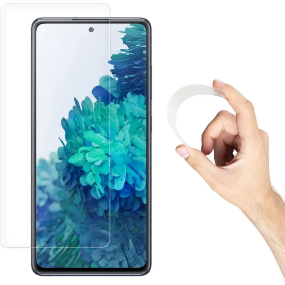 Wozinsky Nano Flexi Glass Hybrid Screen Protector Tempered Glass for Samsung Galaxy A72 4G - (Wozinsky Tempered glass Nano Samsung A72)