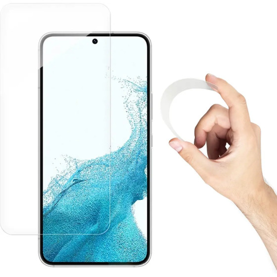 Wozinsky Nano Flexi Hybrid Flexible Glass Film For Samsung Galaxy S22 + (S22 Plus) Tempered Glass - (Wozinsky Tempered glass Nano Samsung S22 Plus)