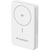 Wozinsky Powerbank 22.5W PD Qi2 10000 mAh, with stand, 1x USB-A, 1x USB-C - white - (WLWP-10KA0Y3WS)
