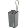 Wozinsky Powerbank K65+ 65W 30000mAh 2x USB-C, 1x USB-A 65W - black - (WK65Y+S)