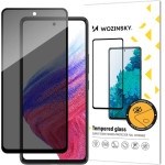 Wozinsky Privacy Glass Tempered Glass for Samsung Galaxy A53 5G with Anti Spy Privacy Filter - (Wozinsky Tempered glass PRIVACY Full glue Samsung A53 BLACK)