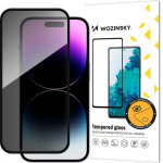 Wozinsky Privacy Glass Tempered Privacy Glass with Anti-spy Filter for iPhone 16 Pro Max - (Wozinsky Tempered glass PRIVACY Full glue iPhone 16 Pro Max)
